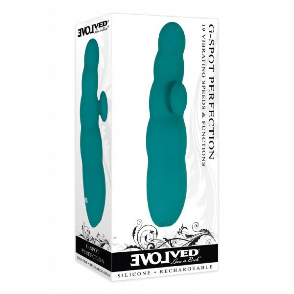 Evolved G Spot Perfection Vibe - Teal - G-Spot Vibrators