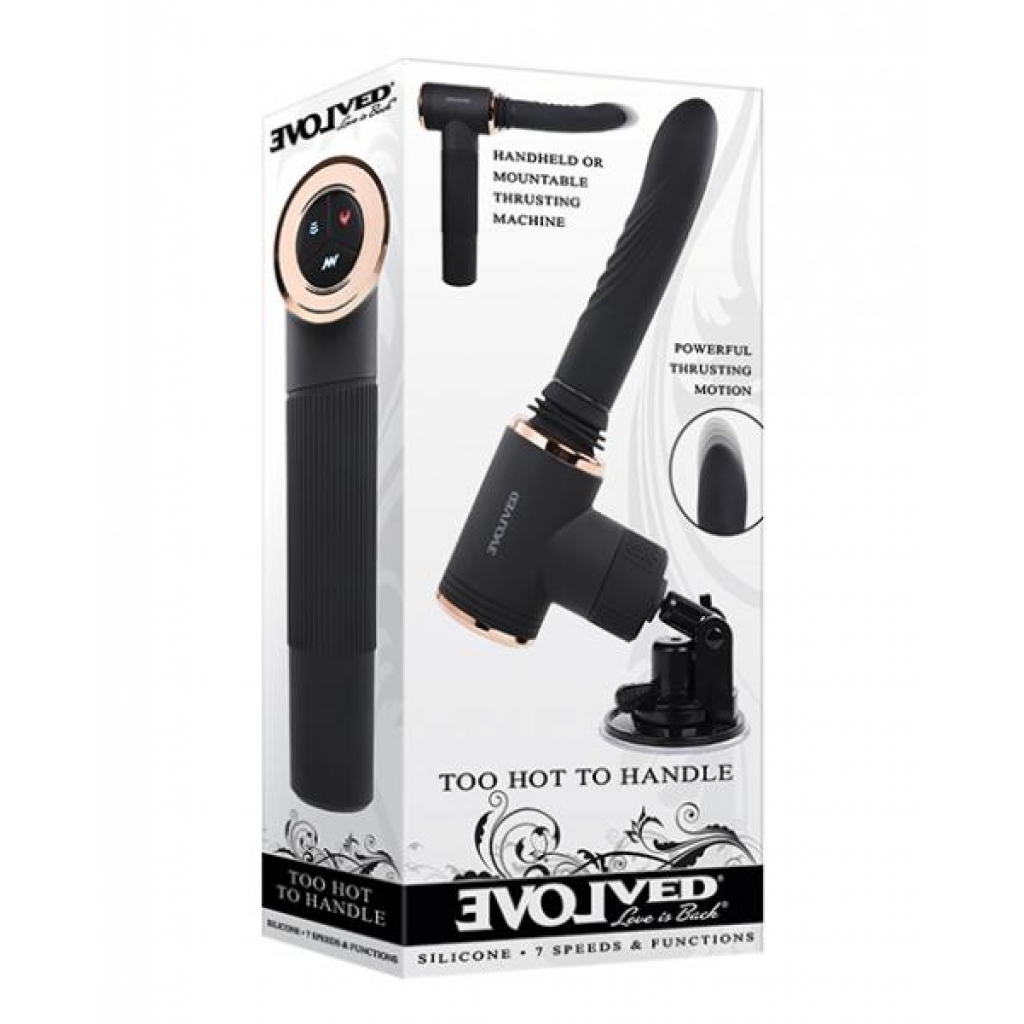 Evolved Too Hot To Handle Thrusting Machine - Black - Realistic