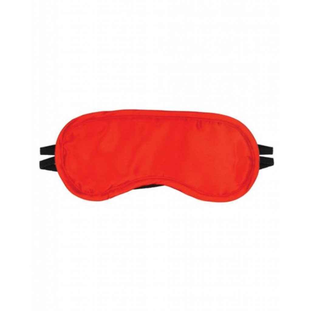 Satin Blindfold 2 Strap - Red - Blindfolds