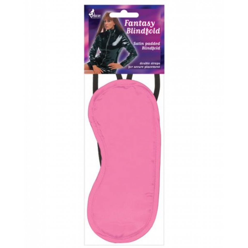 Satin Fantasy Blindfold 2 Strap Pink - Blindfolds