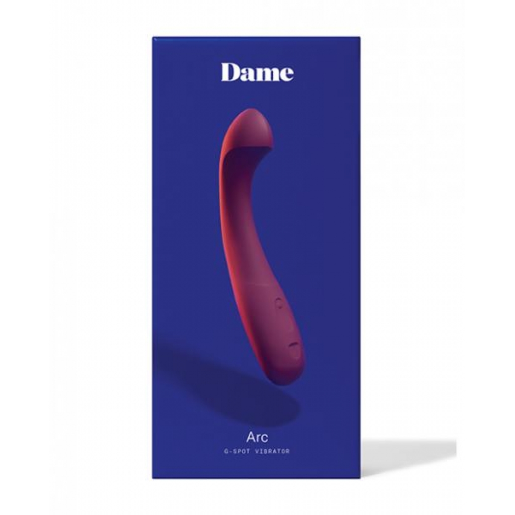 Dame Arc G-spot Vibrator - Plum - G-Spot Vibrators