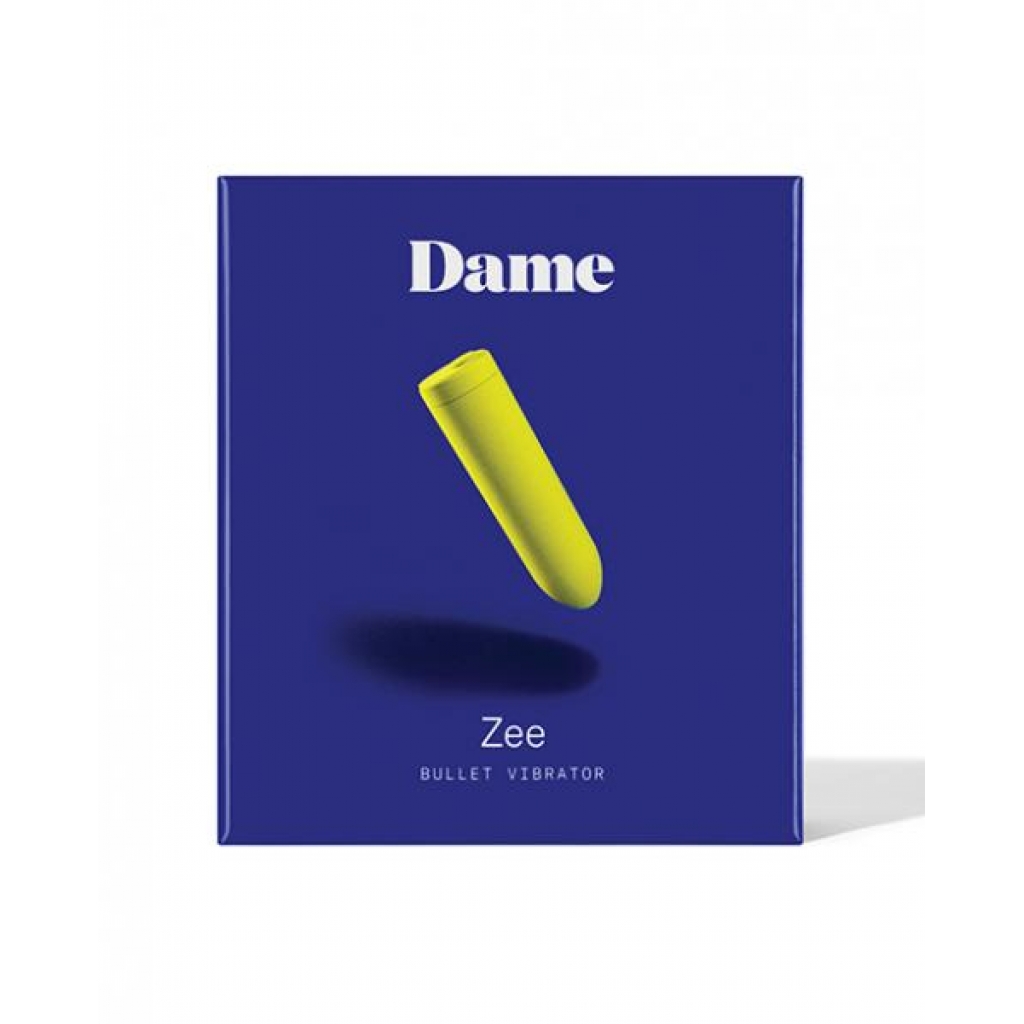 Dame Zee Bullet Vibrator - Citrus - Traditional