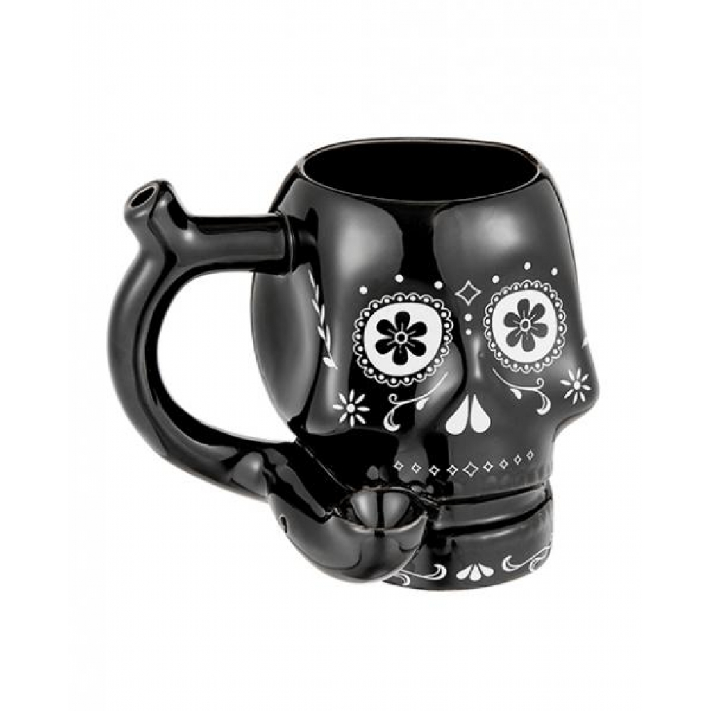 Fashioncraft Novelty Mug - Black Skull - Gag & Joke Gifts