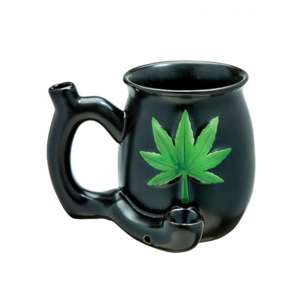 Fashioncraft Small Deluxe Mug - Green Leaf - Gag & Joke Gifts