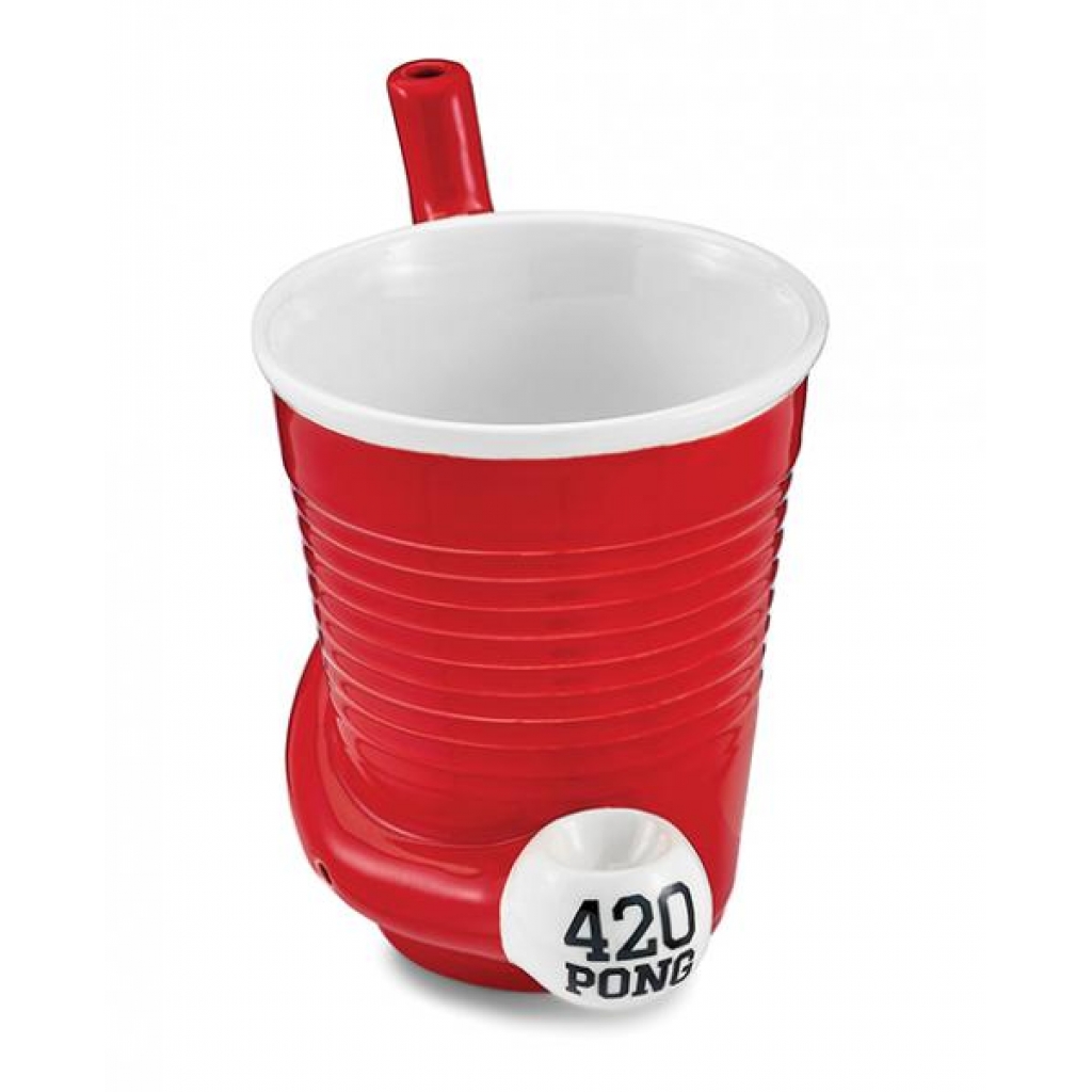 Fashioncraft Novelty Mug - Red Beer Pong - Gag & Joke Gifts