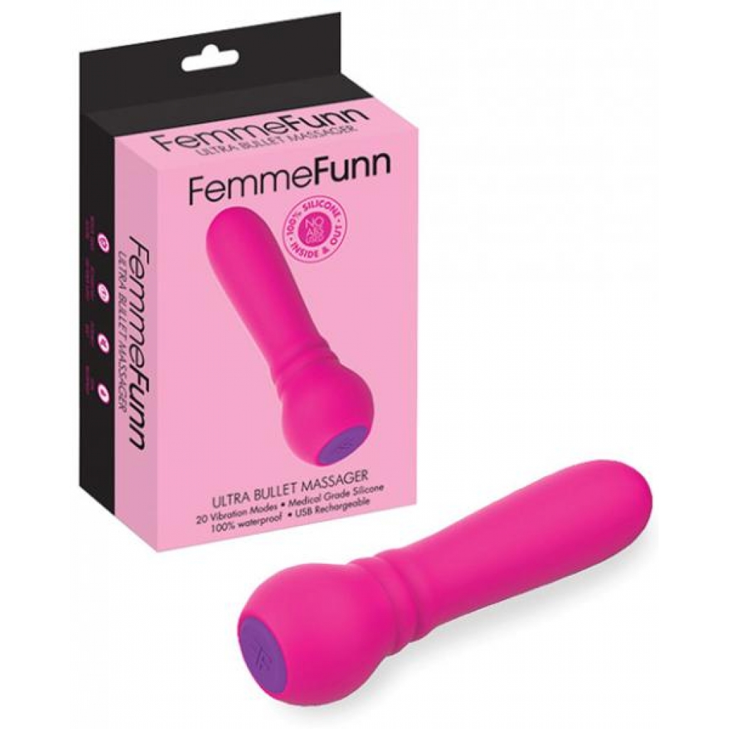 Femmefunn Ultra Bullet Massager Pink - Bullet Vibrators