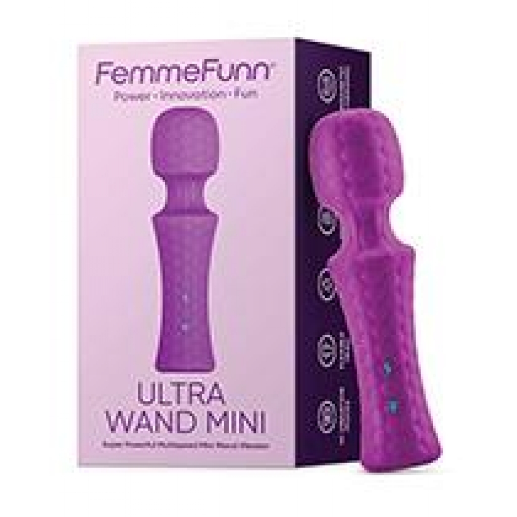 Femme Funn Ultra Wand Mini - Purple - Palm Size Massagers