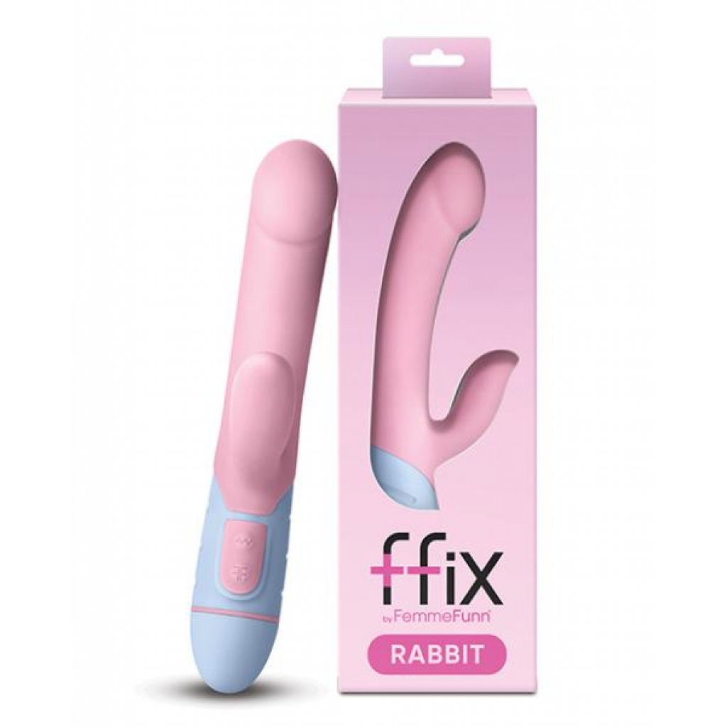 Femme Funn Ffix Rabbit - Pink/blue - Rabbit Vibrators