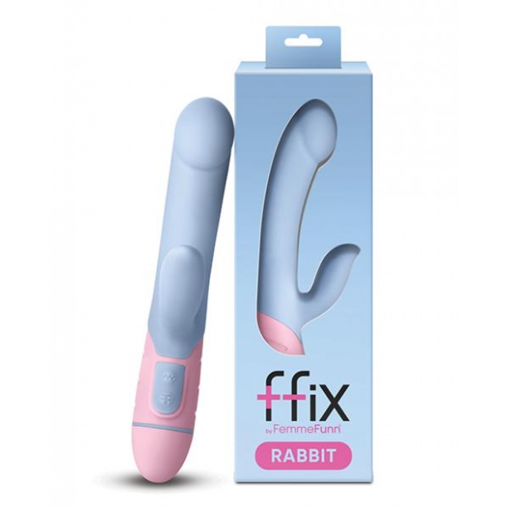 Femme Funn Ffix Rabbit - Blue/pink - Rabbit Vibrators