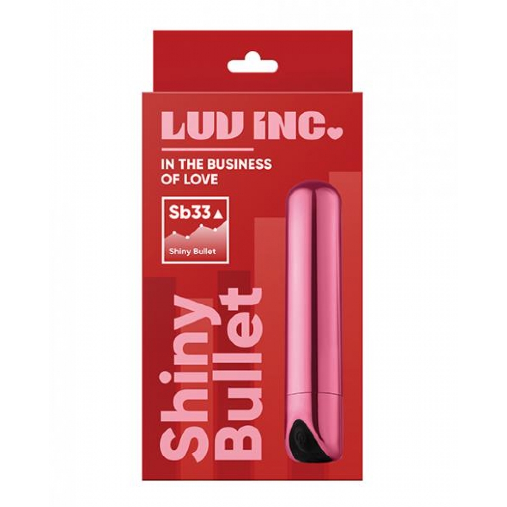 Luv Inc. Shiny Bullet - Pink - Bullet Vibrators