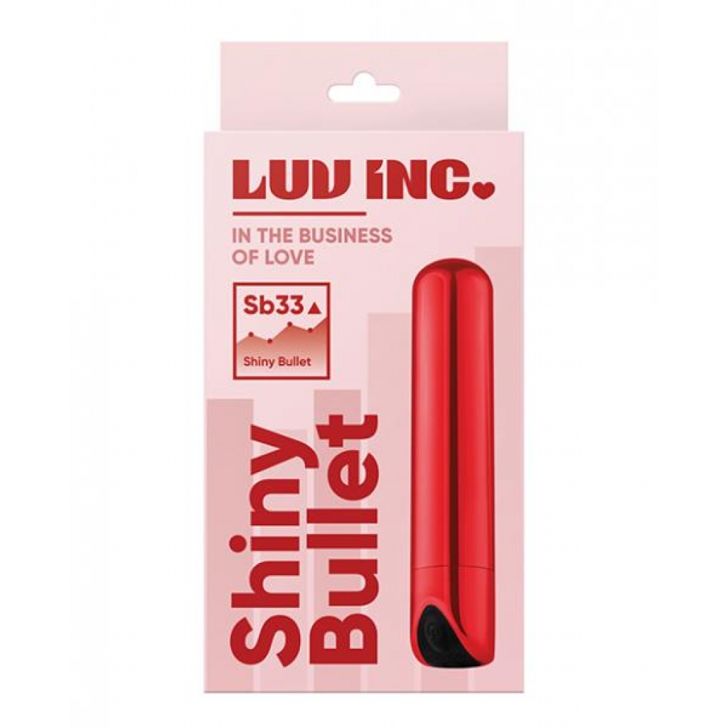 Luv Inc. Shiny Bullet - Red - Bullet Vibrators