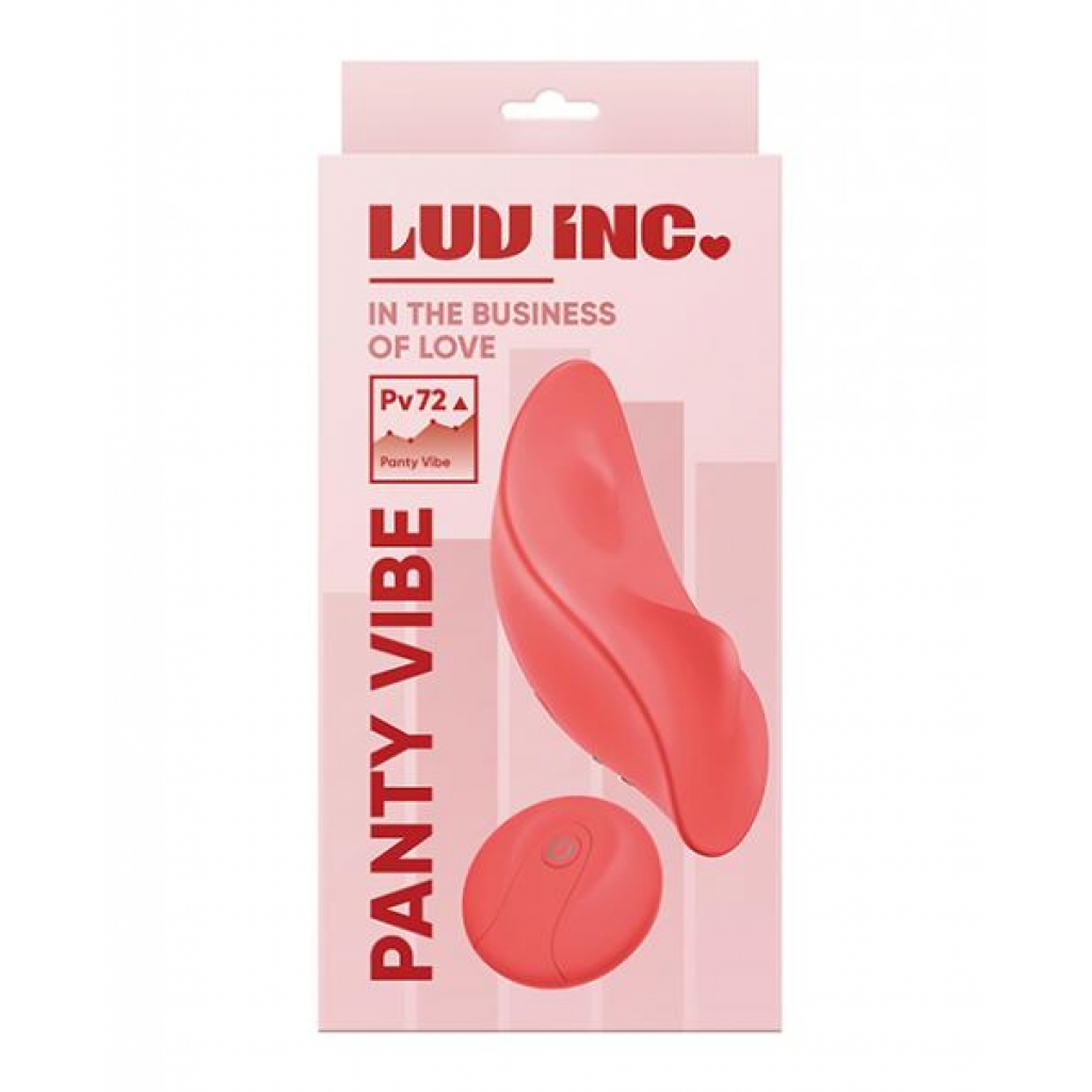 Luv Inc. Panty Vibe - Coral - Vibrating Panties