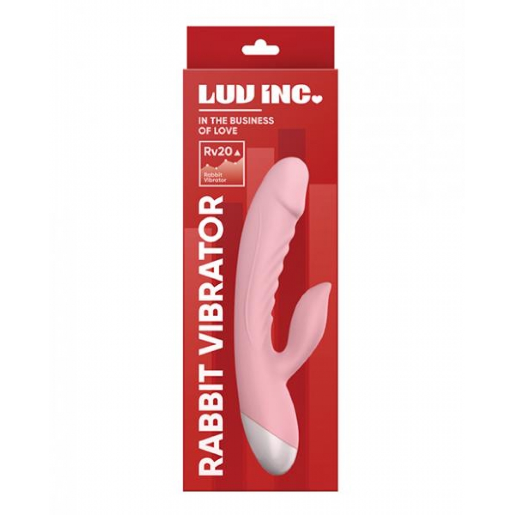 Luv Inc. Rabbit Vibrator - Pink - Rabbit Vibrators