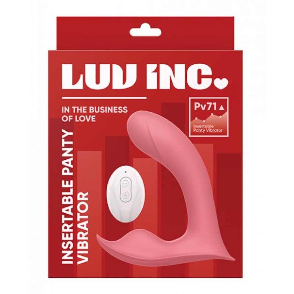 Luv Inc. Insertable Panty Vibe - Taupe - Vibrating Panties