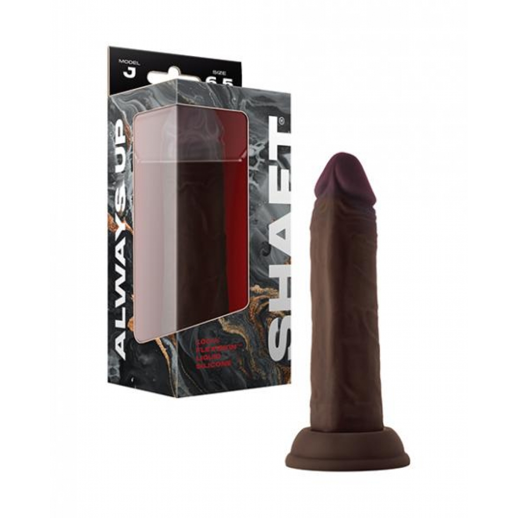 Shaft Model J Flexskin Liquid Silicone - Mahogany