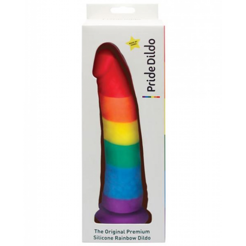 Pride Dildo Realistic Silicone Rainbow - Realistic Dildos & Dongs