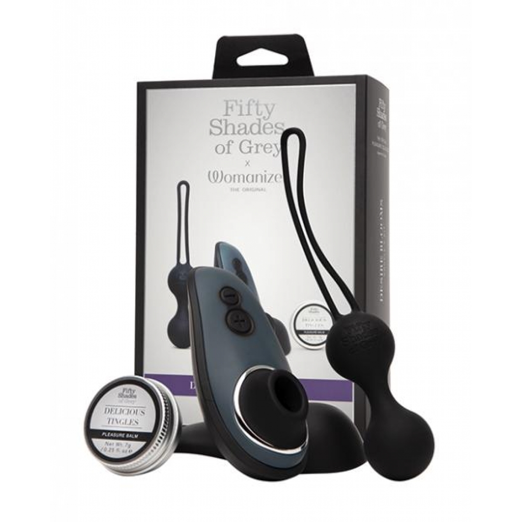 Fifty Shades Of Grey & Womanizer Desire Blooms Kit - BDSM Kits