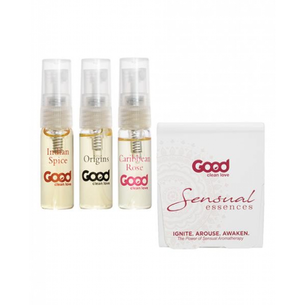 Good Clean Love Sensual Essences Kit - Sensual Massage Oils & Lotions