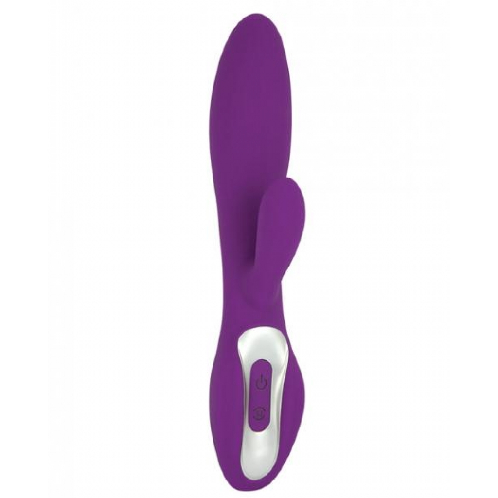 Gigaluv Vega Duplex Purple Rabbit Style Vibrator - Rabbit Vibrators