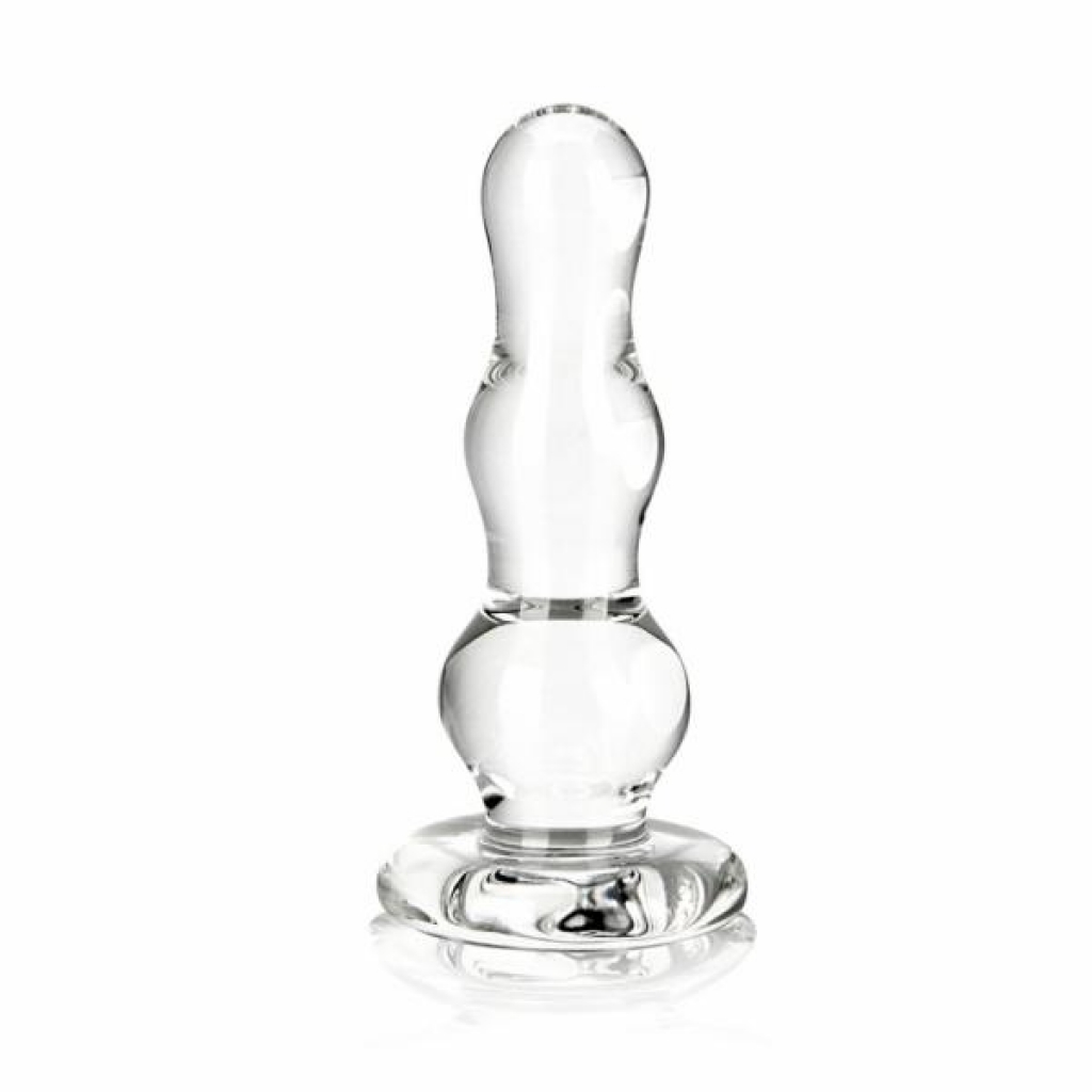 Glas 4 inches Butt Plug Clear Glass - Anal Plugs