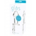 Glas 5 inches Juicer Clear Glass Butt Plug - Anal Plugs