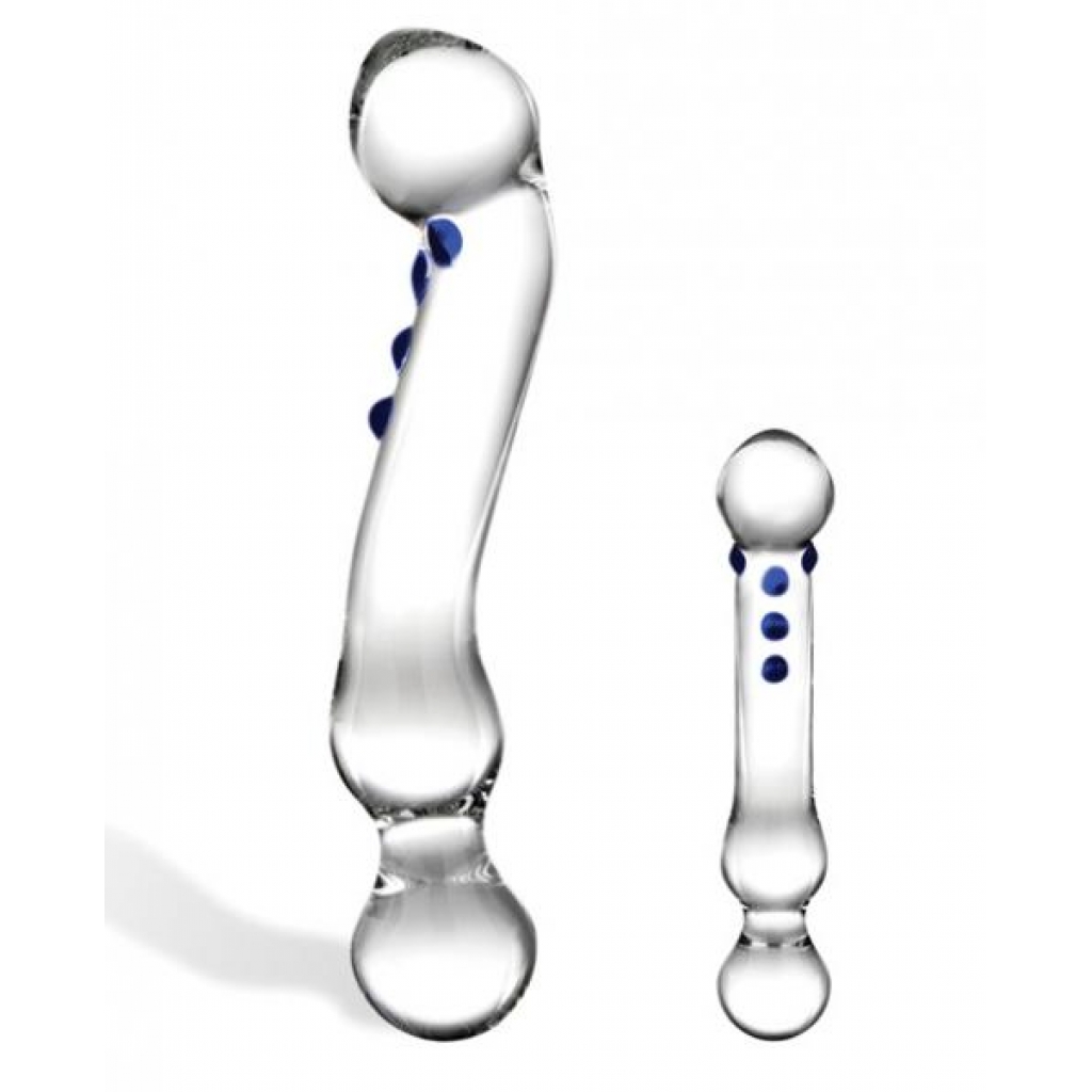 Glas 6 inches Curved G-Spot Glass Dildo - G-Spot Dildos