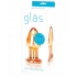 Glas Over Easy Glass Butt Plug - Anal Plugs