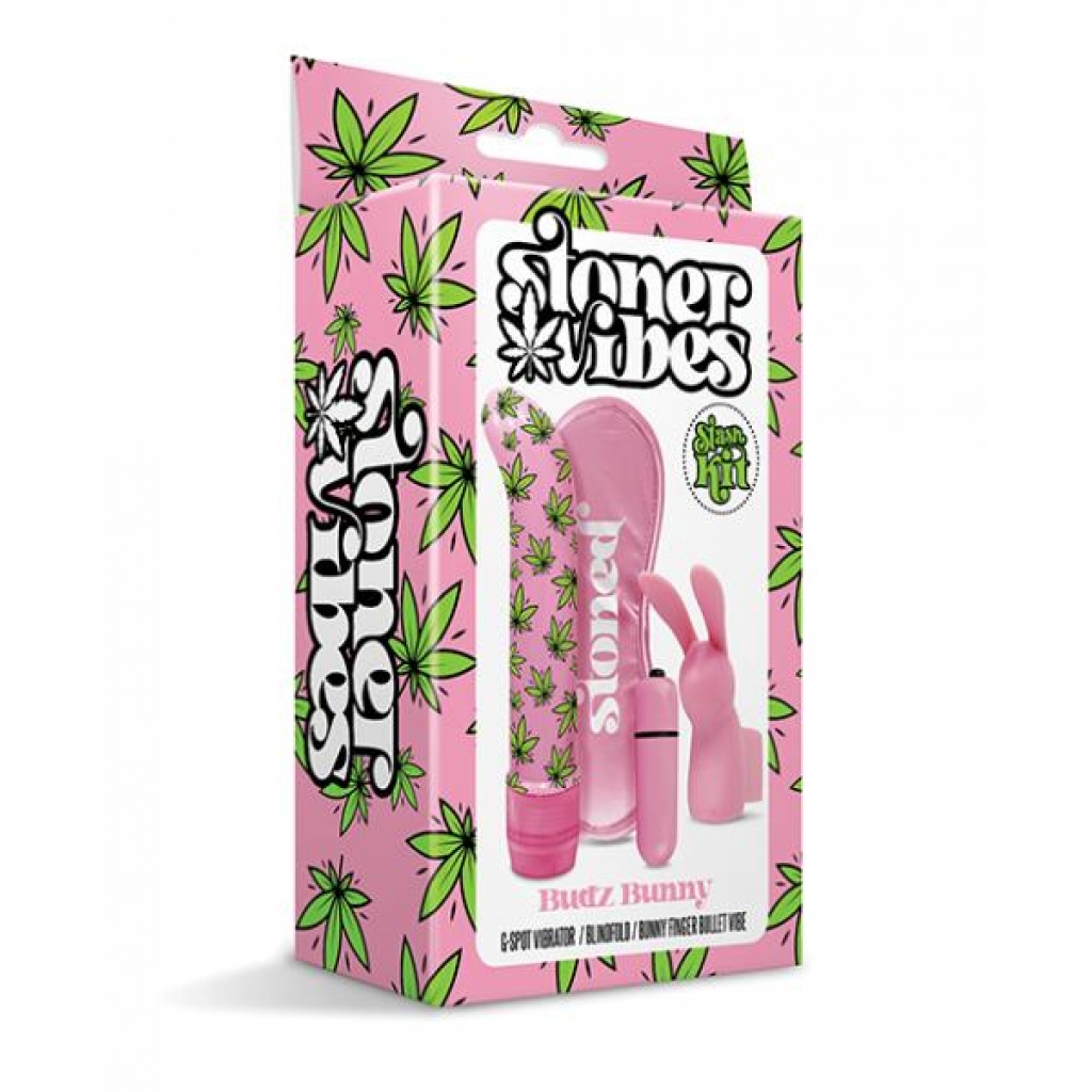 Stoner Vibes Budz Bunny Stash Kit - Pink - Kits & Sleeves