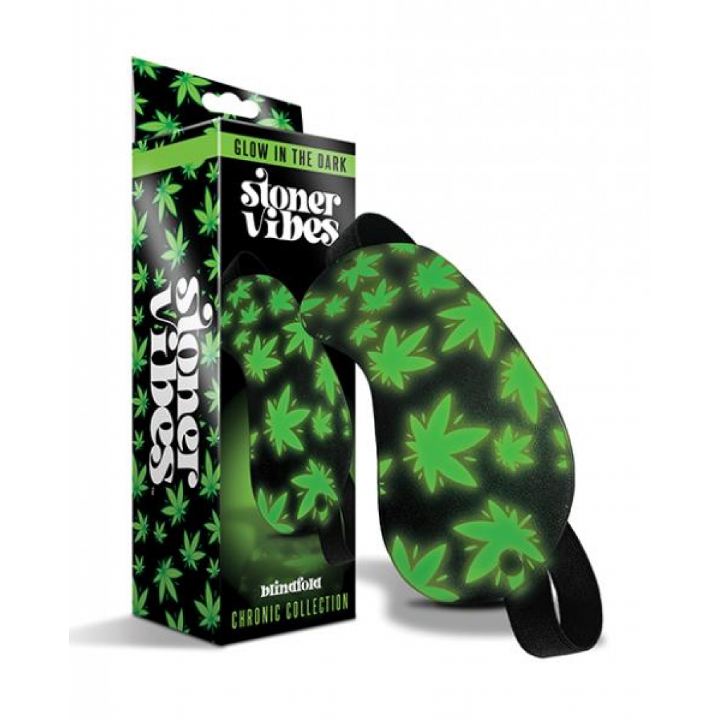 Stoner Vibes Glow In The Dark Blindfold - Blindfolds