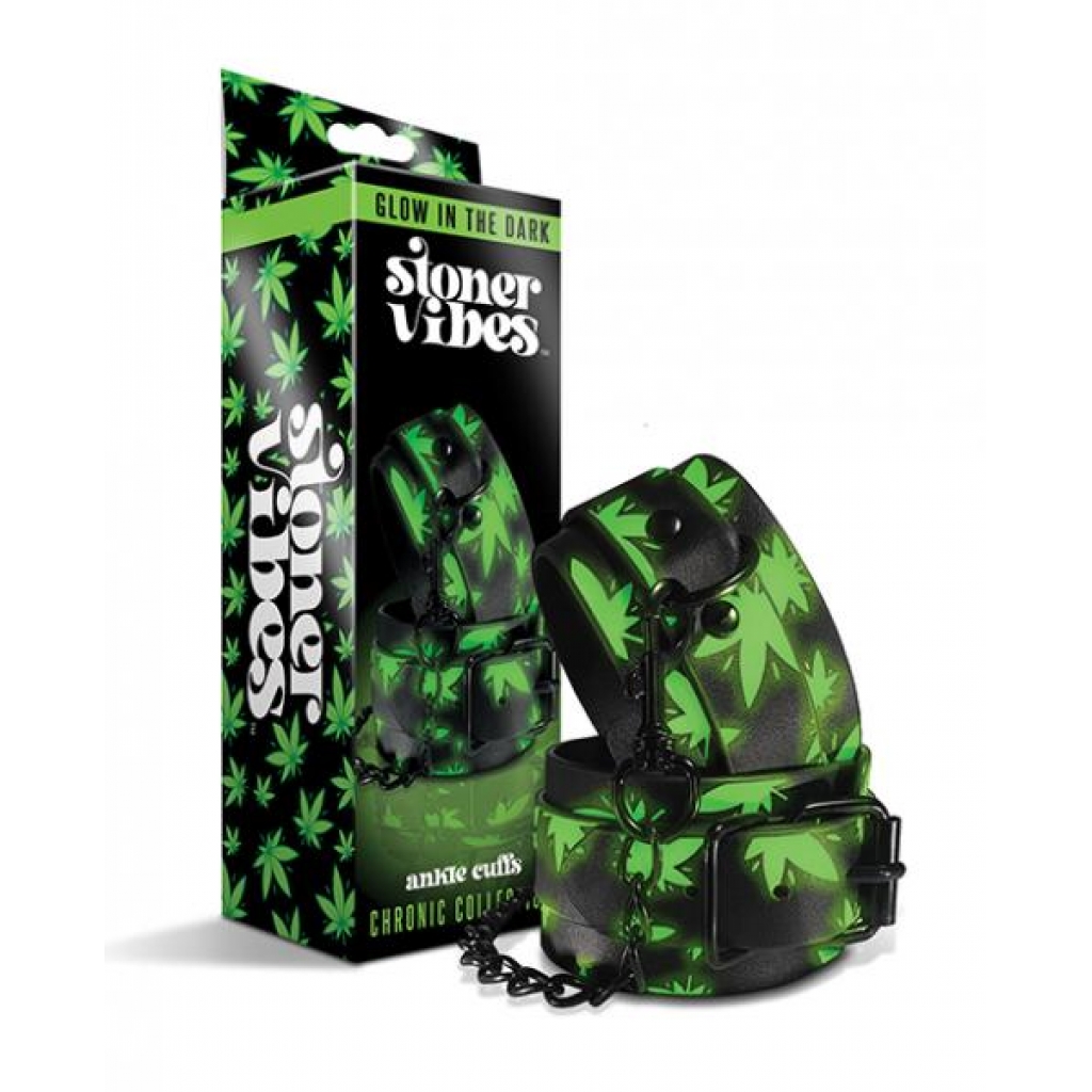 Stoner Vibes Glow In The Dark Ankle Cuffs - Ankle Cuffs