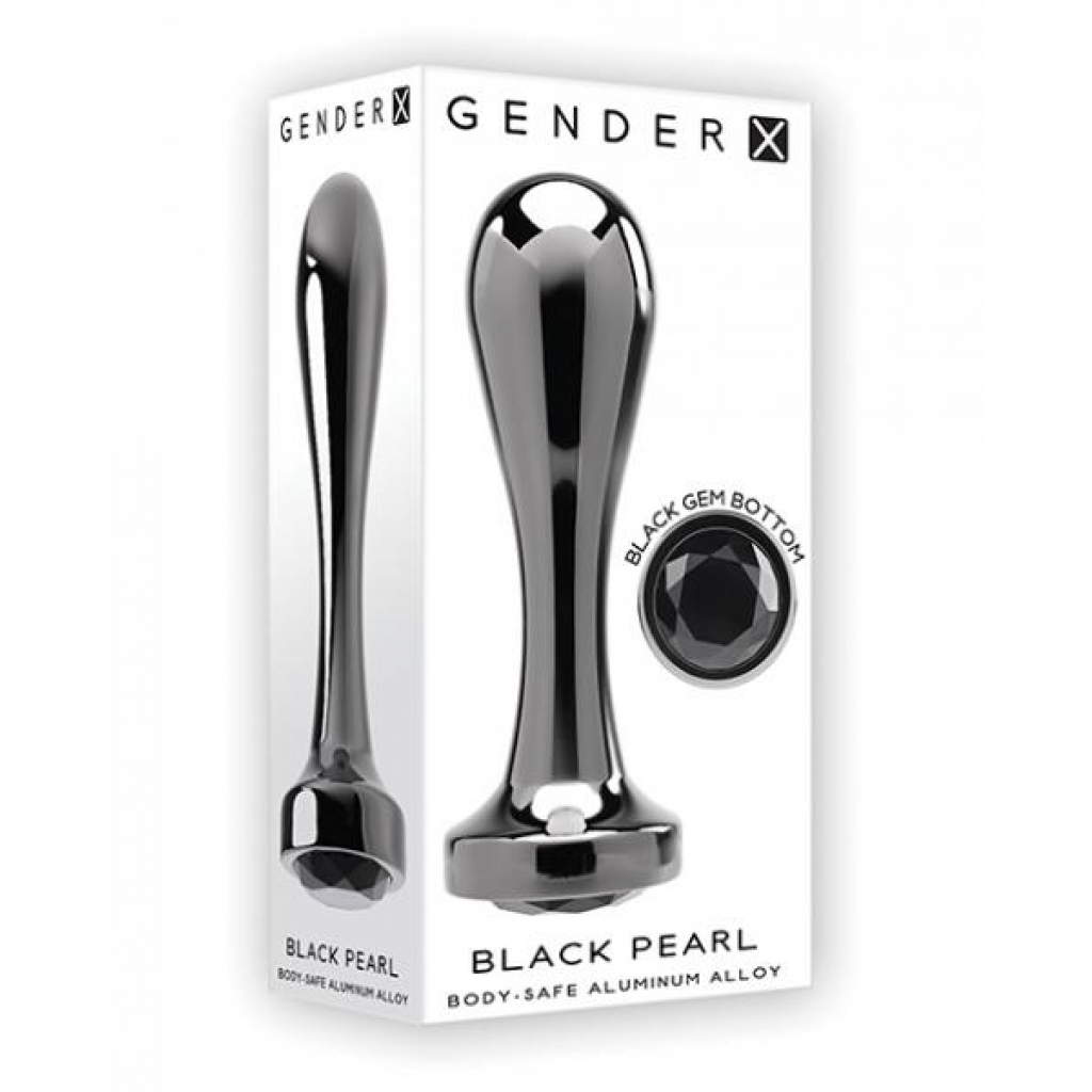 Gender X Black Pearl Plug - Black - Anal Plugs