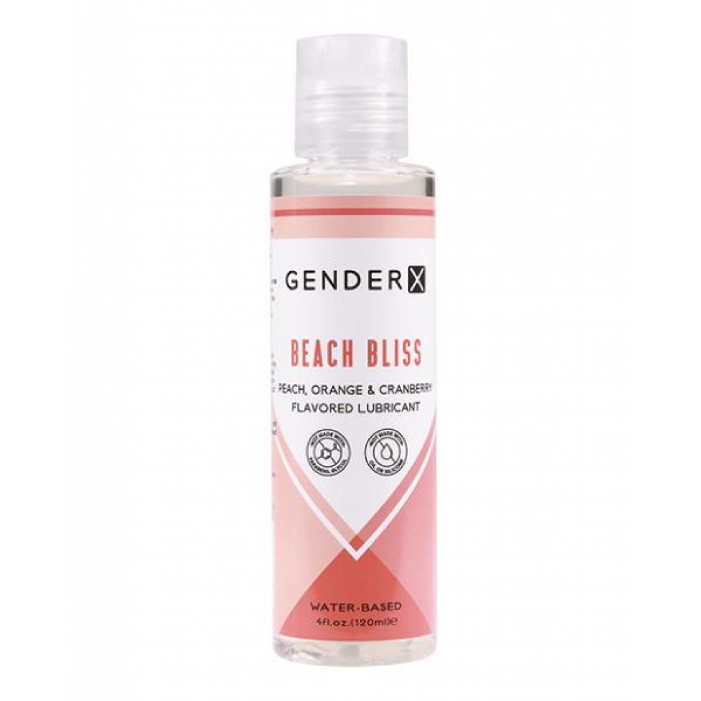 Gender X Flavored Lube - 4 Oz Beach Bliss - Lubricants