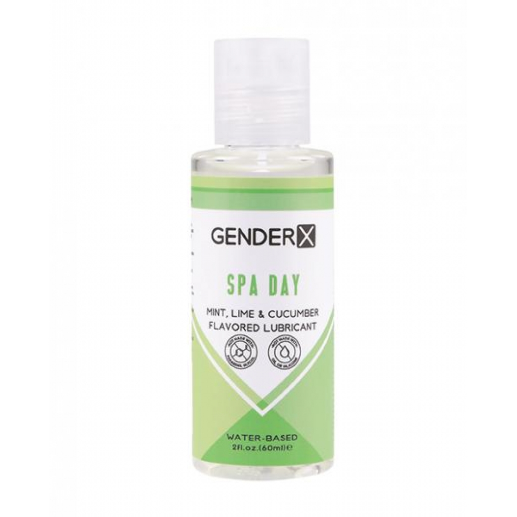 Gender X Flavored Lube - 2 Oz Spa Day - Lubricants