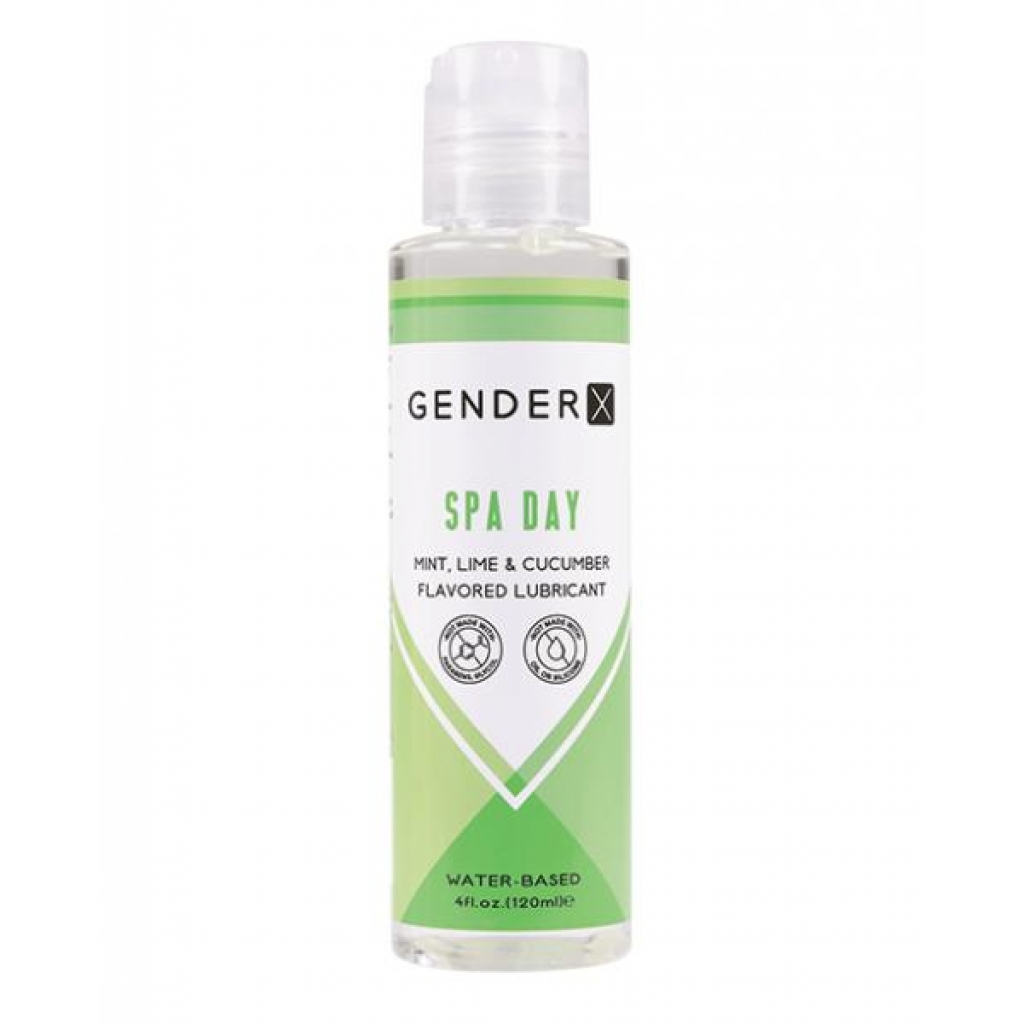 Gender X Flavored Lube - 4 Oz Spa Day - Lubricants