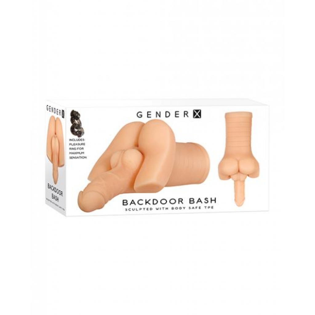 Gender X Backdoor Bash Stroker - Light - Fleshlight