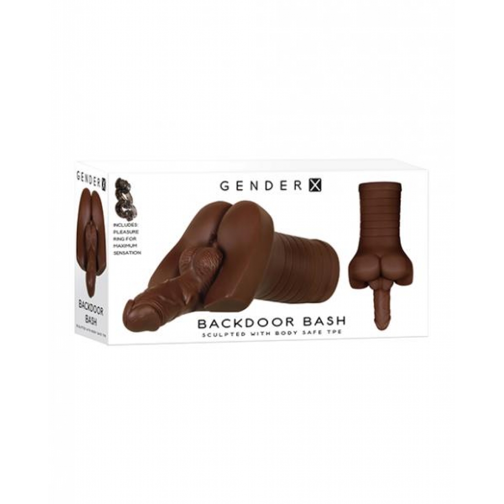 Gender X Backdoor Bash Stroker - Dark - Fleshlight