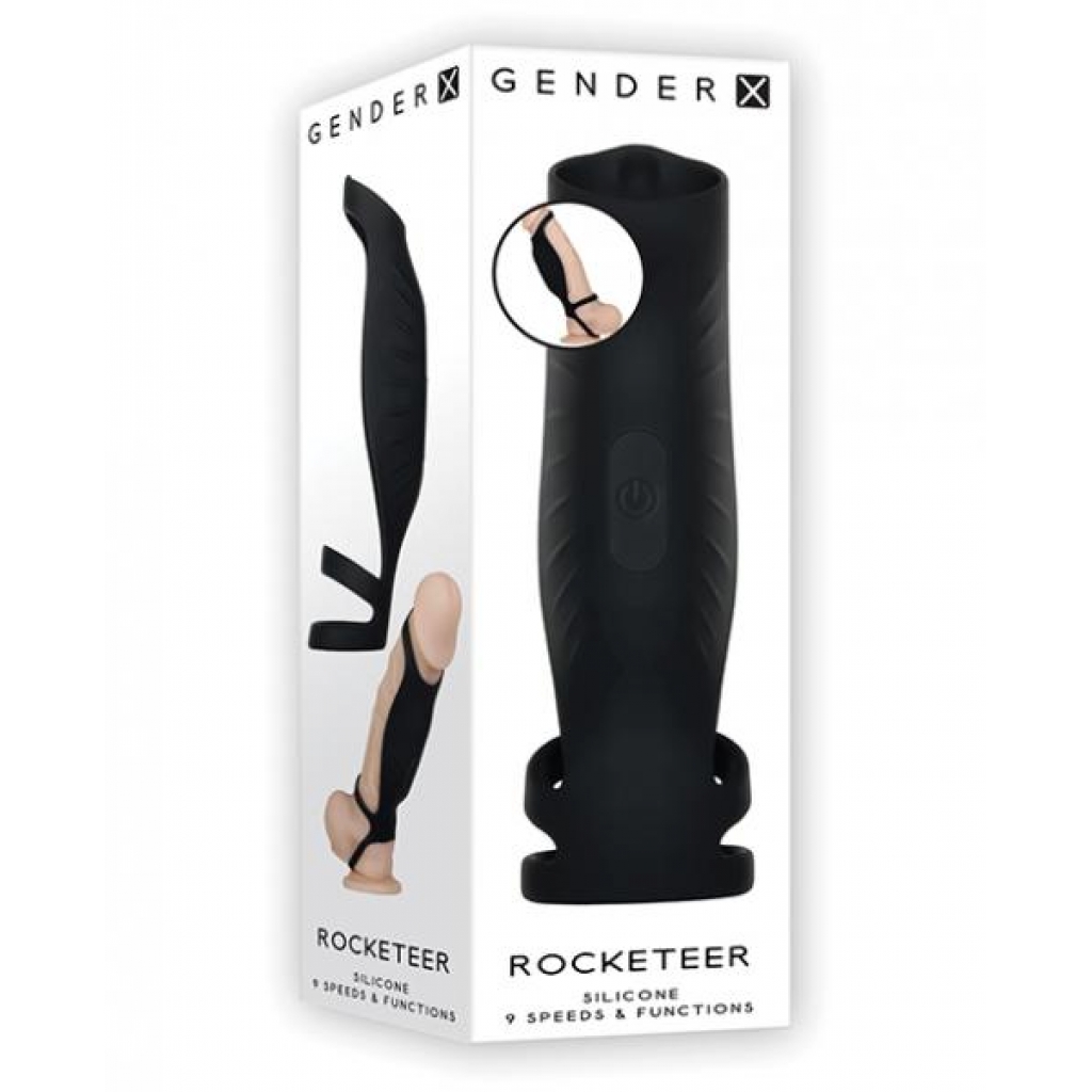 Gender X Rocketeer - Black - Chastity & Cock Cages