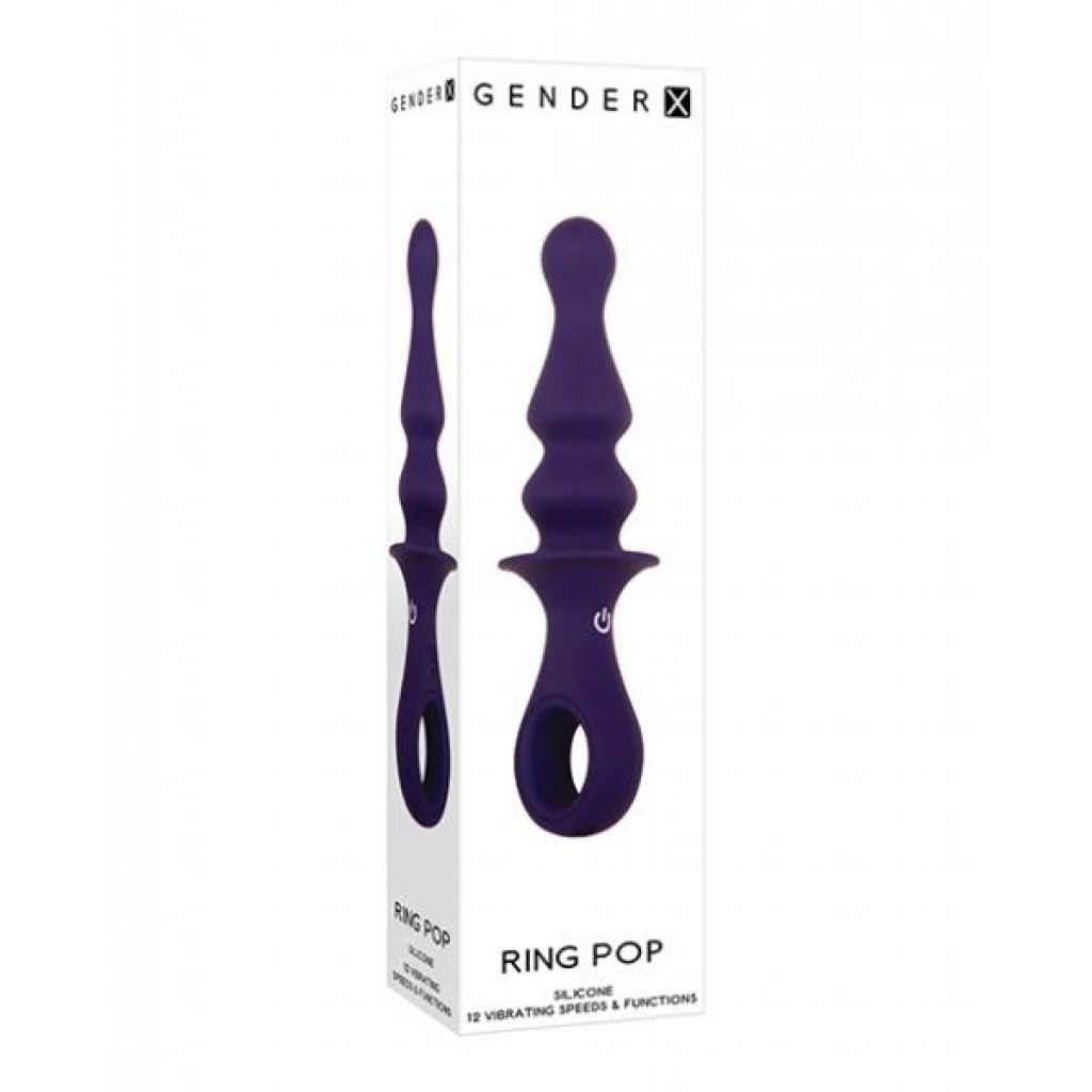 Gender X Ring Pop - Purple - Anal Probes