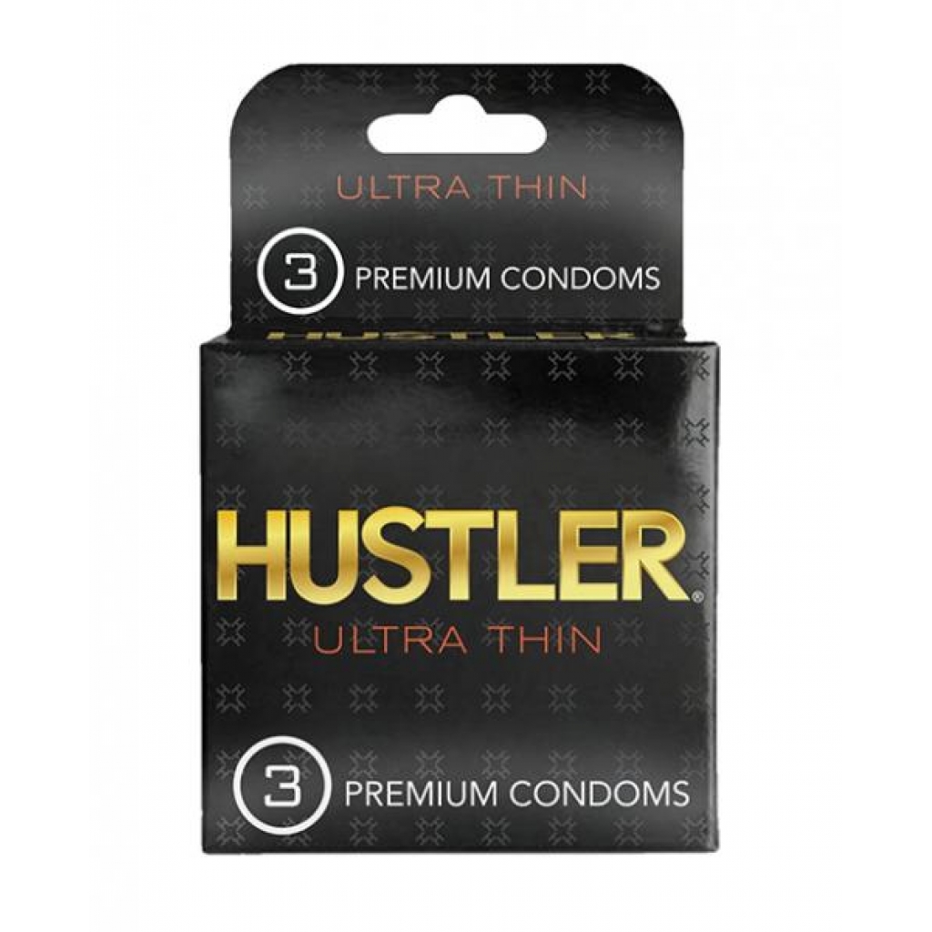 Hustler Ultra Thin Premium Condoms - Pack Of 3 - Condoms