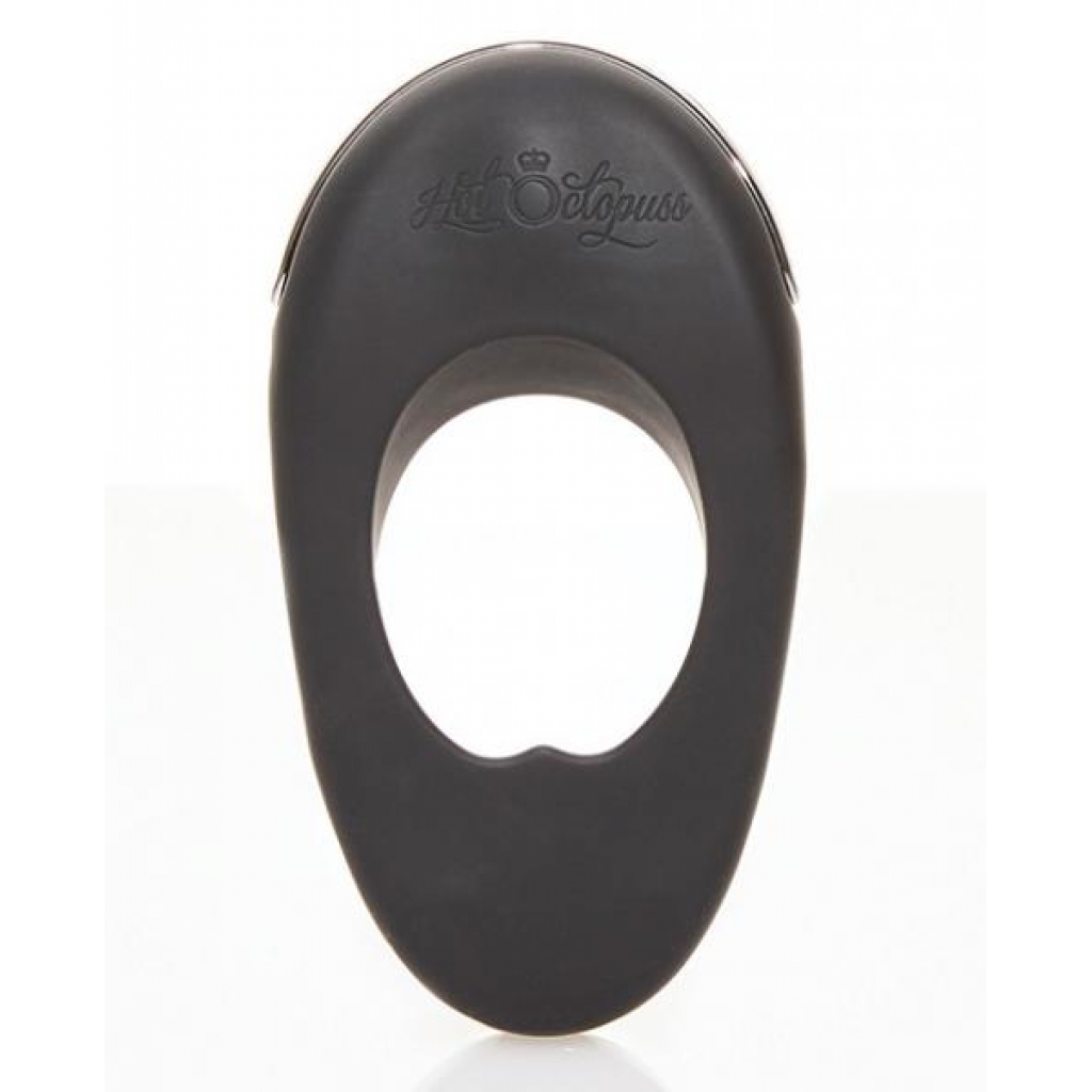 Hot Octopuss Atom Plus Black Vibrating Cock Ring - Couples Vibrating Penis Rings