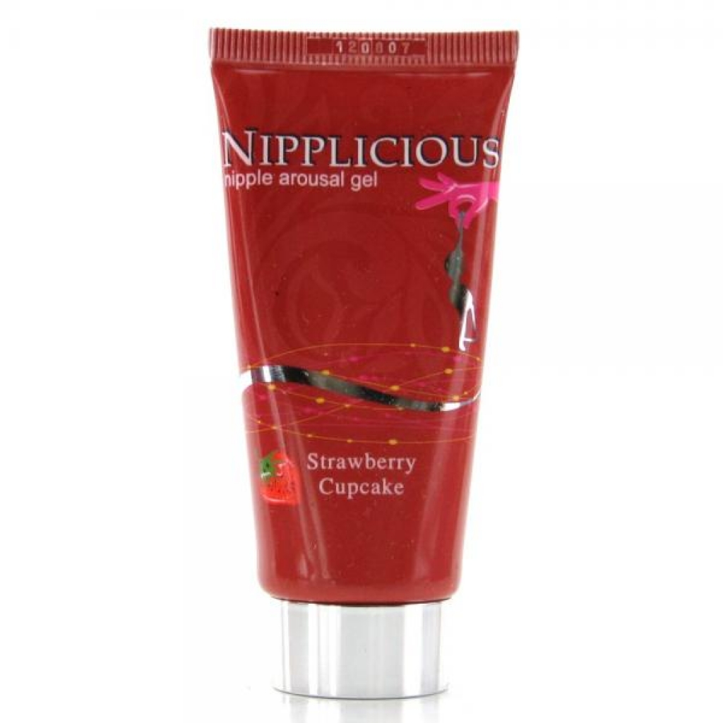 Nipplicious nipple arousal gel 1oz. tube - strawberry - Lickable Body