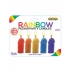 Vibrant Rainbow Pecker Party Candles - 5 Pack