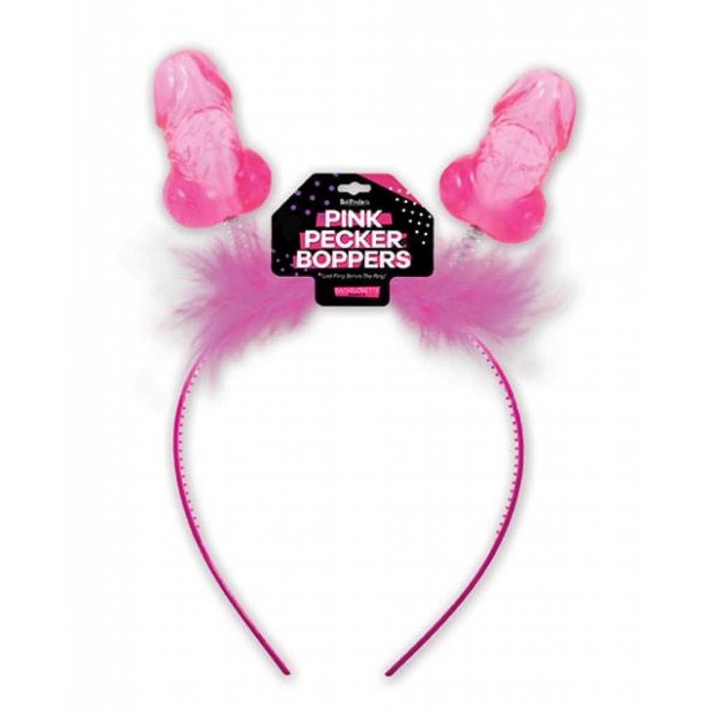 Pink Pecker Boppers Headband - Party Wear