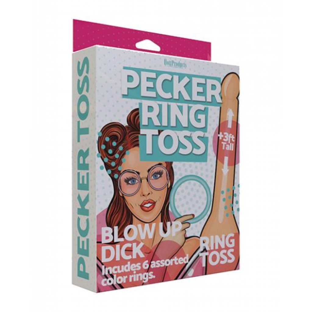 Inflatable Pecker Ring Toss Play Set