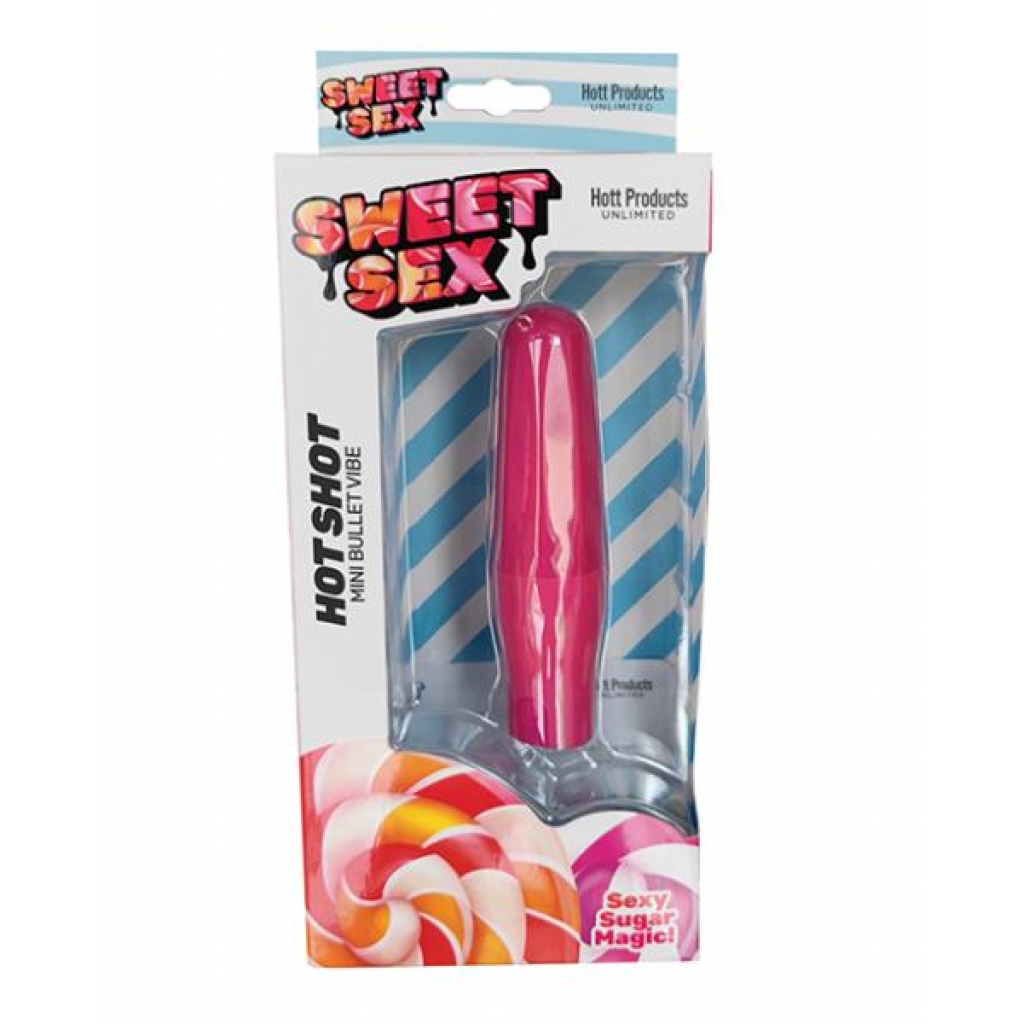 Sweet Sex Hot Shot Mini Bullet Vibe - Magenta - Bullet Vibrators