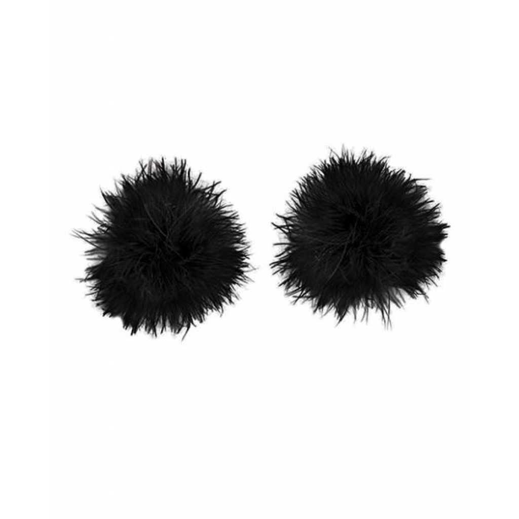 Nipplicious Furball Pasties - Black - Pasties, Tattoos & Accessories