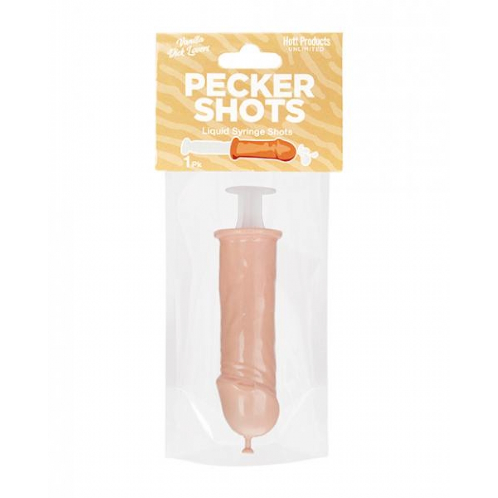 Pecker Shot Syringe - Flesh - Serving Ware