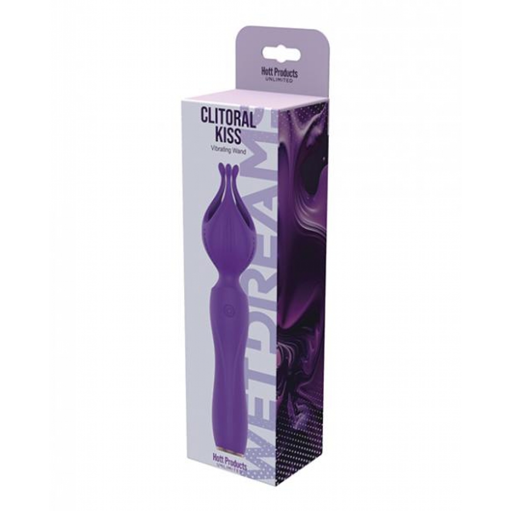 Clitoral Kiss Vibe - Purple - Clit Suckers & Oral Suction