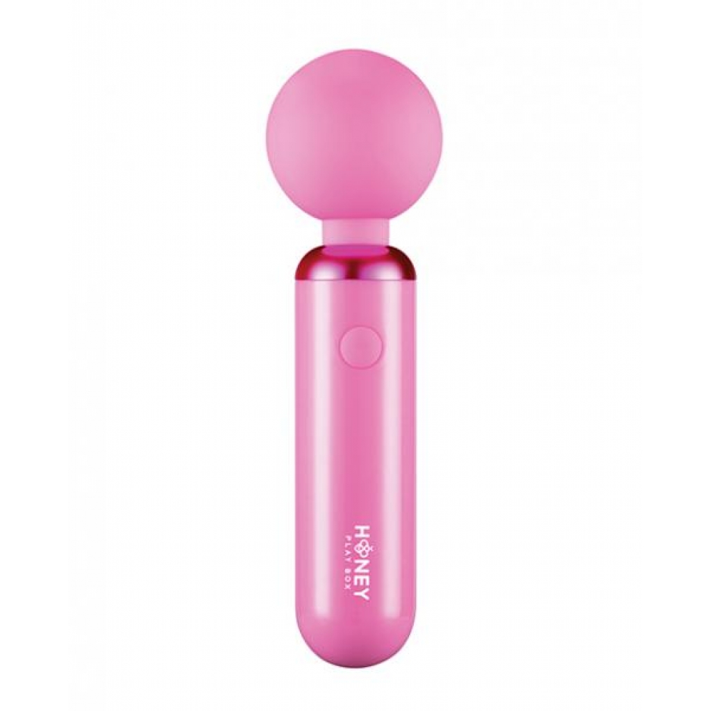 Pomi Wand Clit Tease Vibrating Wand - Pink - Body Massagers