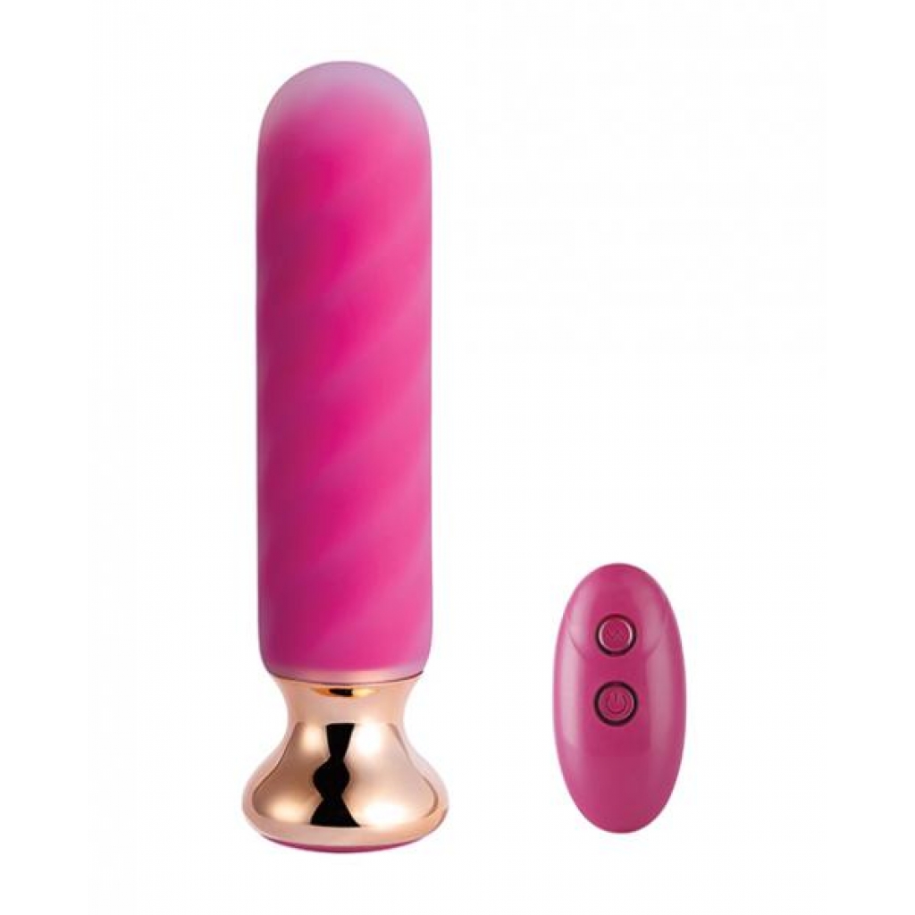 Rose Twister Hands-free Remote Vibrating Anal Plug - Anal Plugs